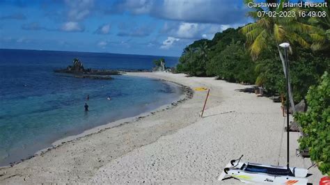 castaway webcam|24h Zeitraffer Castaway Island, Fidschi